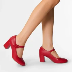 Vegan Leather Mary Jane Pumps