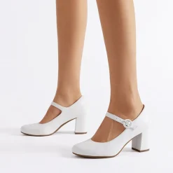 Vegan Leather Mary Jane Pumps