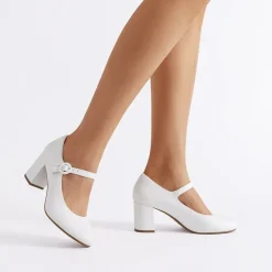Vegan Leather Mary Jane Pumps