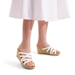 Velvety Layer Strappy Wedge Sandals