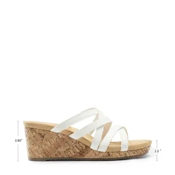 Velvety Layer Strappy Wedge Sandals