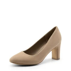 Versatile Classic Round Toe Block Heel Pumps