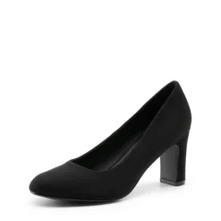 Versatile Classic Round Toe Block Heel Pumps