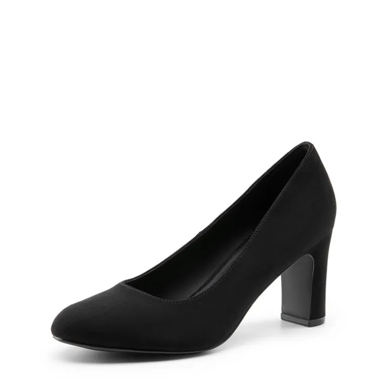 Versatile Classic Round Toe Block Heel Pumps