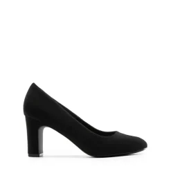 Versatile Classic Round Toe Block Heel Pumps