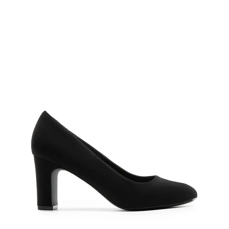 Versatile Classic Round Toe Block Heel Pumps