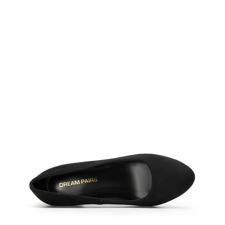 Versatile Classic Round Toe Block Heel Pumps