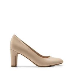 Versatile Classic Round Toe Block Heel Pumps