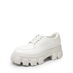 Versatile Lace-up Platform Oxfords