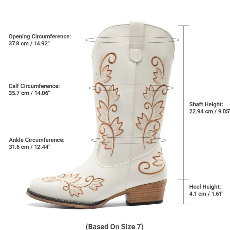 Vintage-inspired Women’s Cowboy Boots