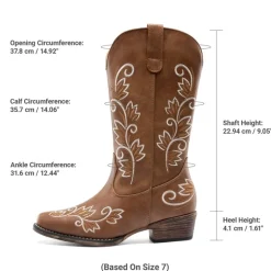 Vintage-inspired Women’s Cowboy Boots