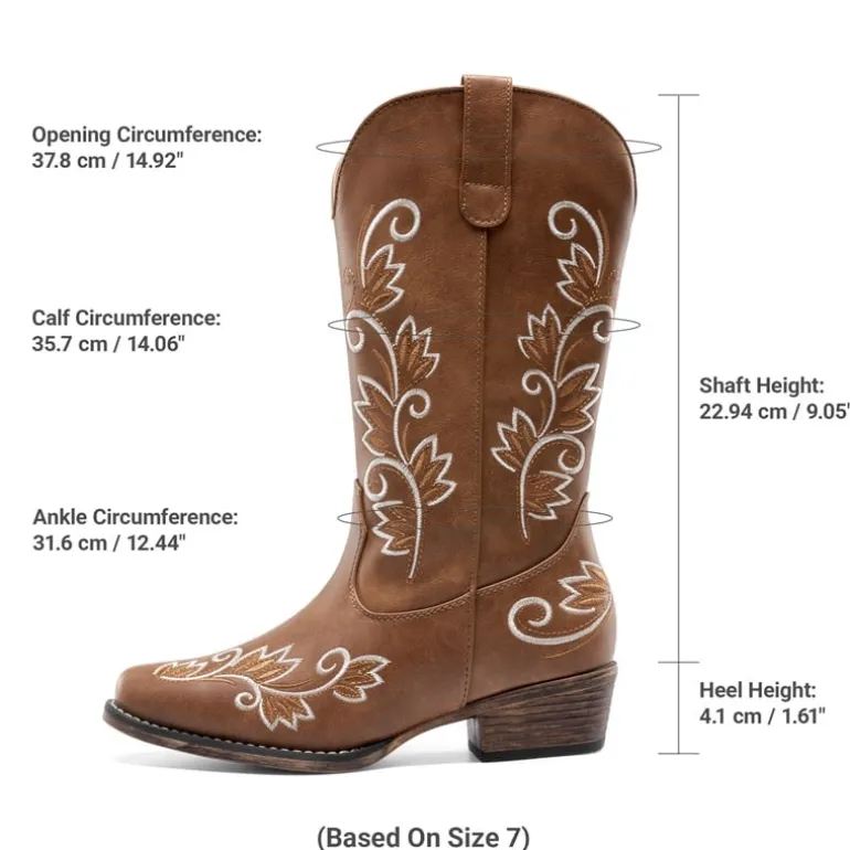 Vintage-inspired Women’s Cowboy Boots