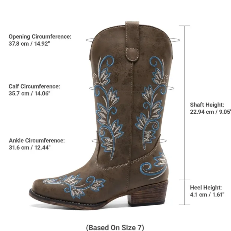 Vintage-inspired Women’s Cowboy Boots