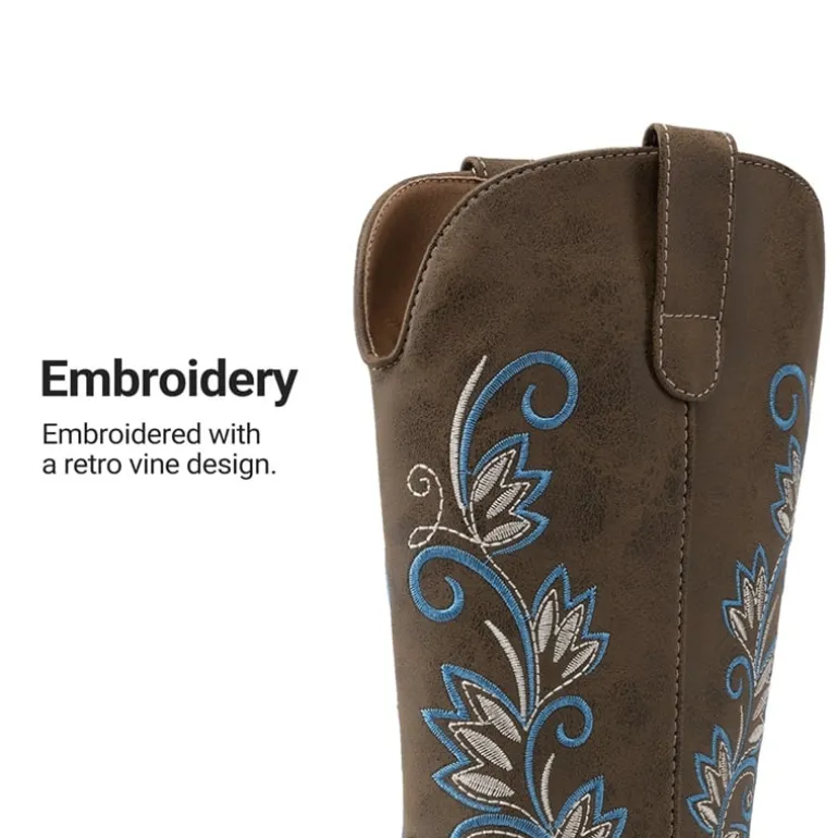 Vintage-inspired Women’s Cowboy Boots