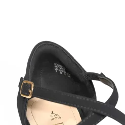V-shaped Cutout Low Wedge Flats
