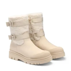 Waterproof Fur Lining Mid Calf Snow Boots
