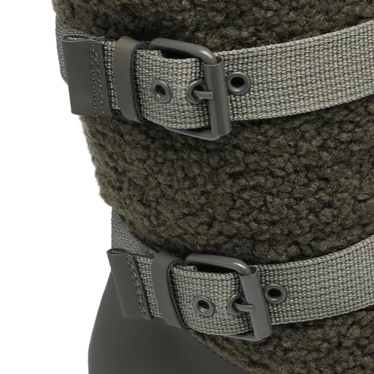 Waterproof Fur Lining Mid Calf Snow Boots