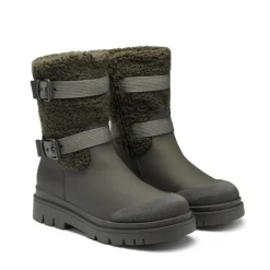 Waterproof Fur Lining Mid Calf Snow Boots