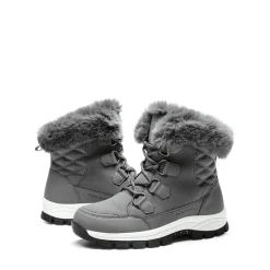 Waterproof Lace-Up Winter Snow Boots