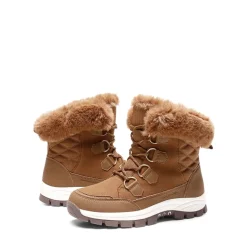 Waterproof Lace-Up Winter Snow Boots