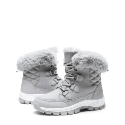 Waterproof Lace-Up Winter Snow Boots