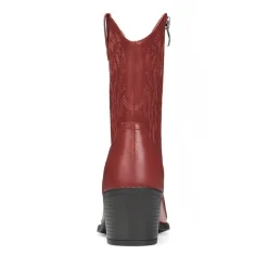 Western Chunky Heel Cowboy Ankle Boots