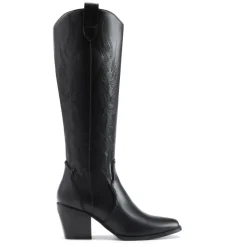 Wide Calf Cowgirl Knee High Boots
