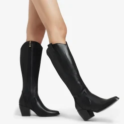 Wide Calf Cowgirl Knee High Boots