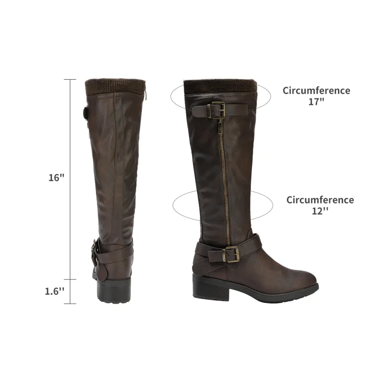 Wide Calf Knee High Boots