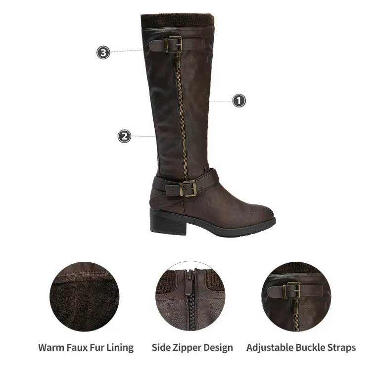 Wide Calf Knee High Boots