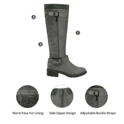 Wide Calf Knee High Boots