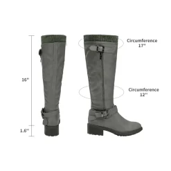Wide Calf Knee High Boots