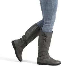 Wide Calf Knee High Faux Fur Boots