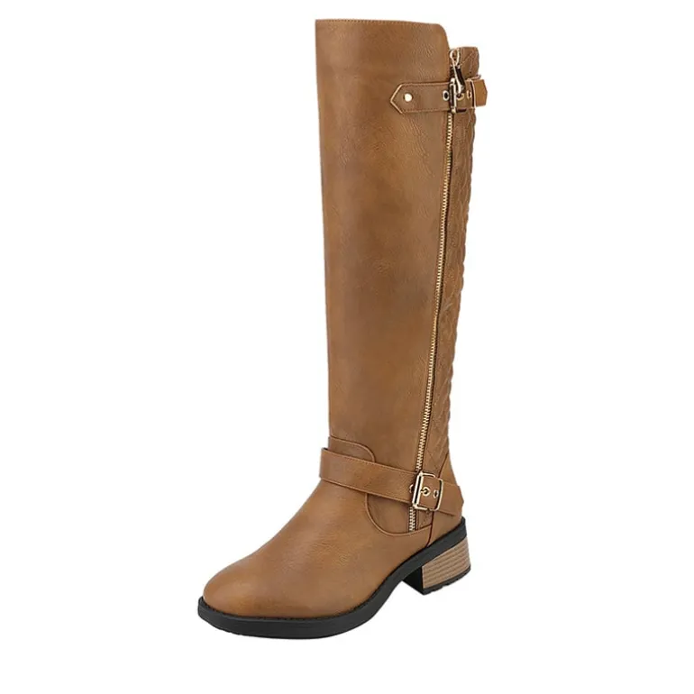 Wide Calf Knee High Riding Boots