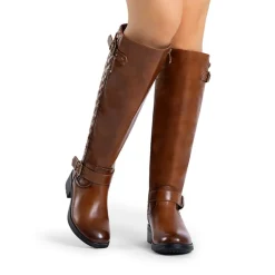 Wide Calf Knee High Riding Boots