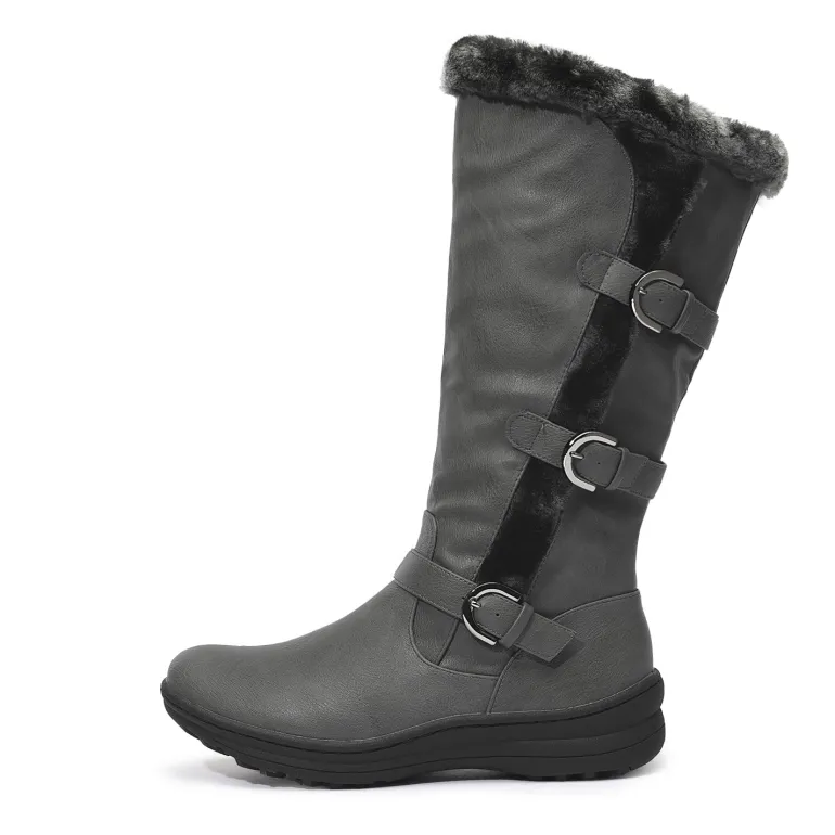 Wide Calf Snow Knee High Boots