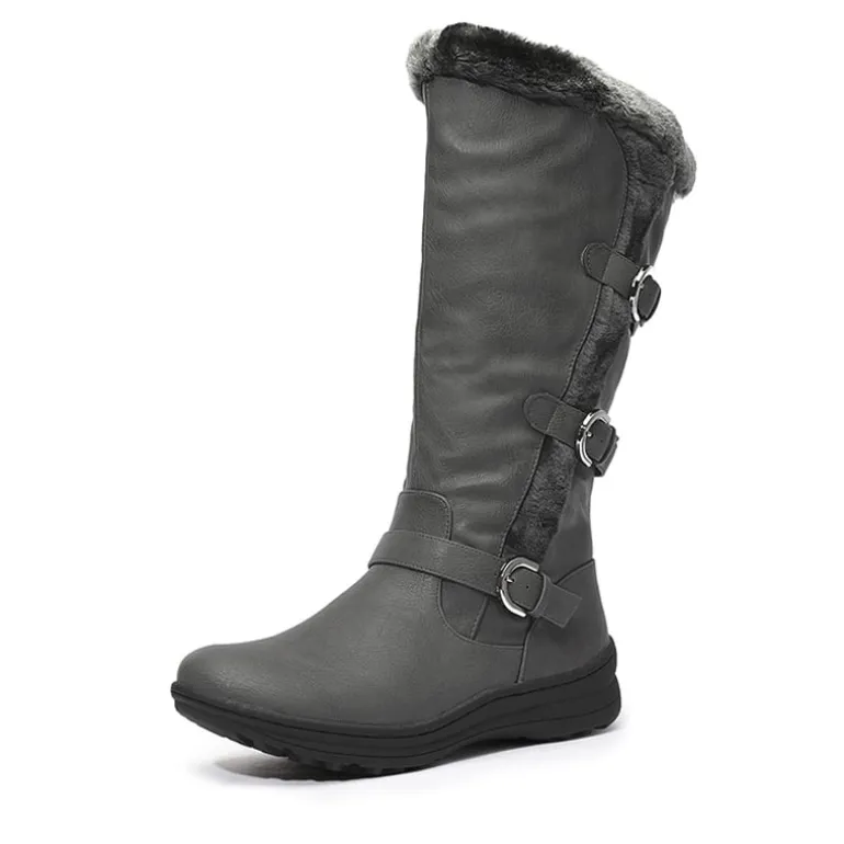 Wide Calf Snow Knee High Boots