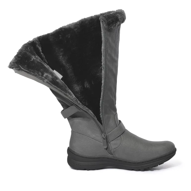 Wide Calf Snow Knee High Boots