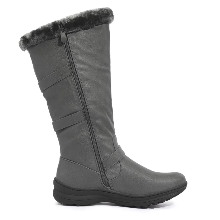 Wide Calf Snow Knee High Boots