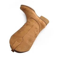 Wide-calf Square Toe Embroidered Cowboy Boots