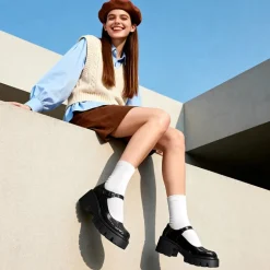 Wide Fit Y2K Platform Mary Jane Pumps