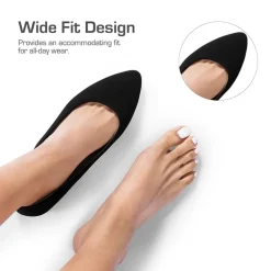 Wide-Toe Breathable Pointed Toe Casual Flats