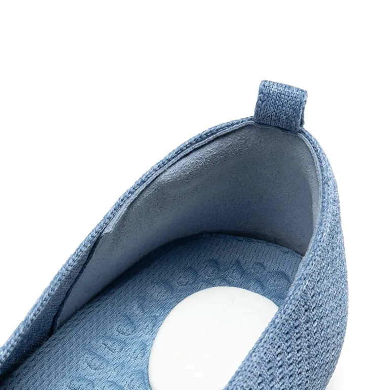 Wide-Toe Knit Flats