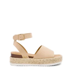 Wide-Toe Wedge Platform Espadrille Sandals