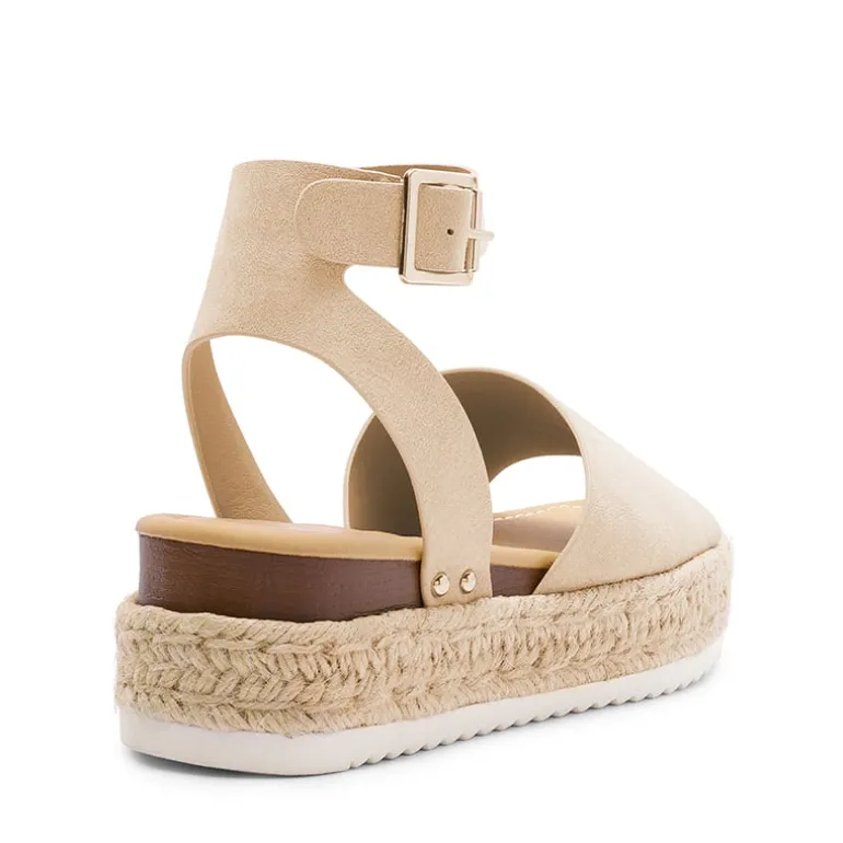 Wide-Toe Wedge Platform Espadrille Sandals