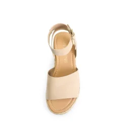 Wide-Toe Wedge Platform Espadrille Sandals
