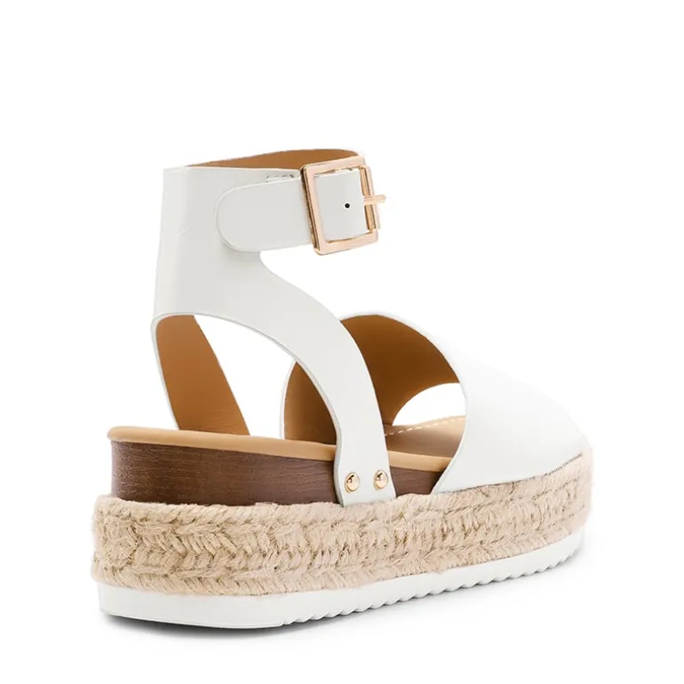 Wide-Toe Wedge Platform Espadrille Sandals