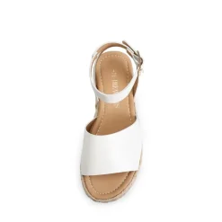 Wide-Toe Wedge Platform Espadrille Sandals