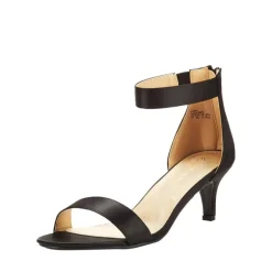 Wide Width Open Toe Kitten Heel Sandals