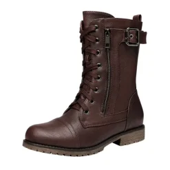Winter Mid Calf Lace Up Boots